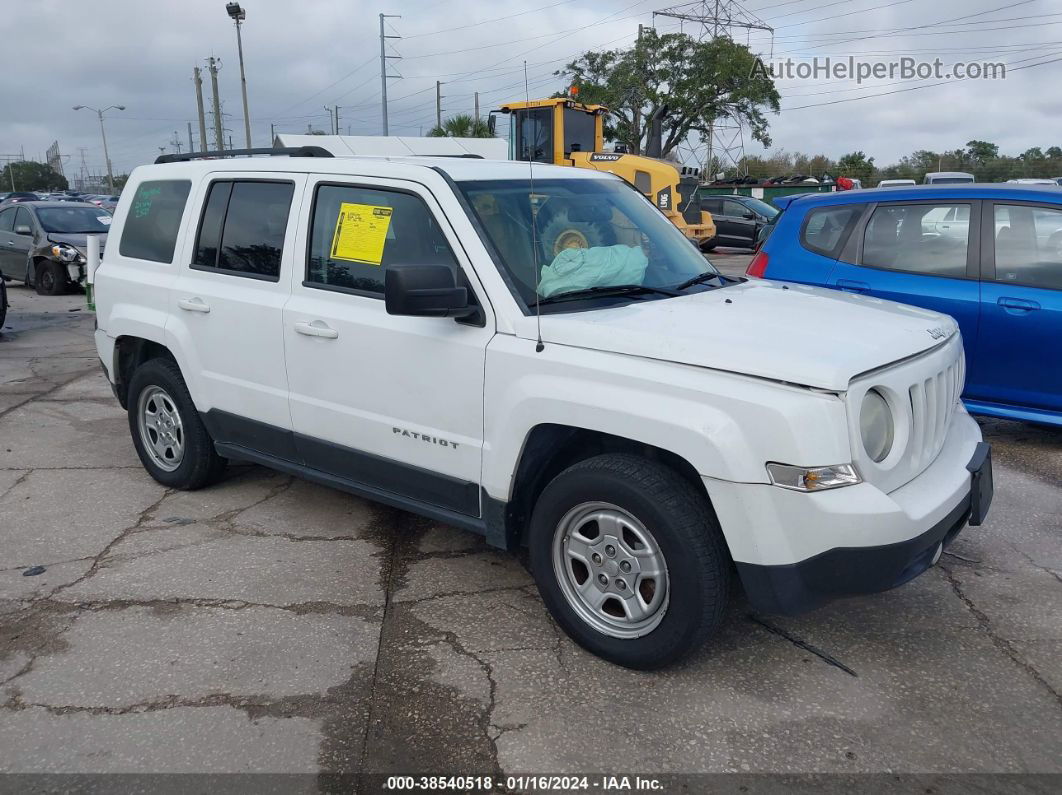 2012 Jeep Patriot Sport Белый vin: 1C4NJPBB9CD724633