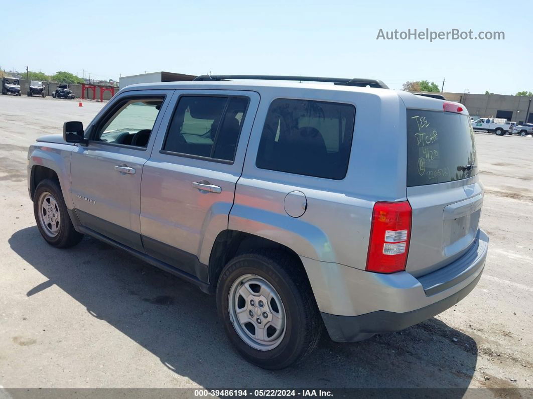 2014 Jeep Patriot Sport Silver vin: 1C4NJPBB9ED888645