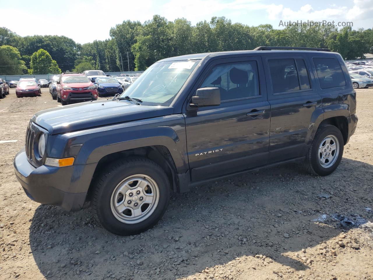 2014 Jeep Patriot Sport Серый vin: 1C4NJPBB9ED905749