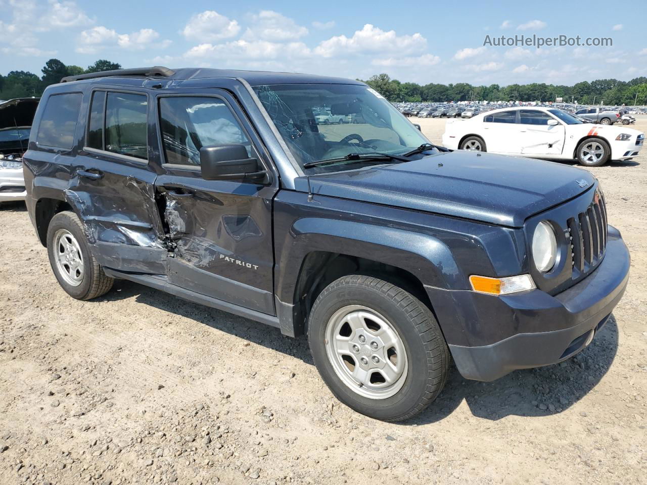 2014 Jeep Patriot Sport Gray vin: 1C4NJPBB9ED905749