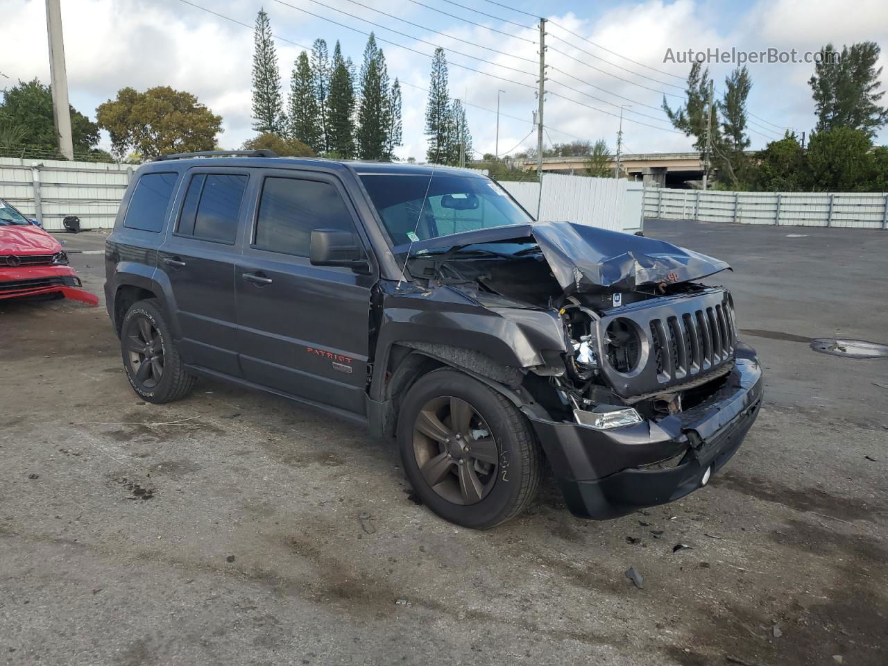 2016 Jeep Patriot Sport Серый vin: 1C4NJPBB9GD678811