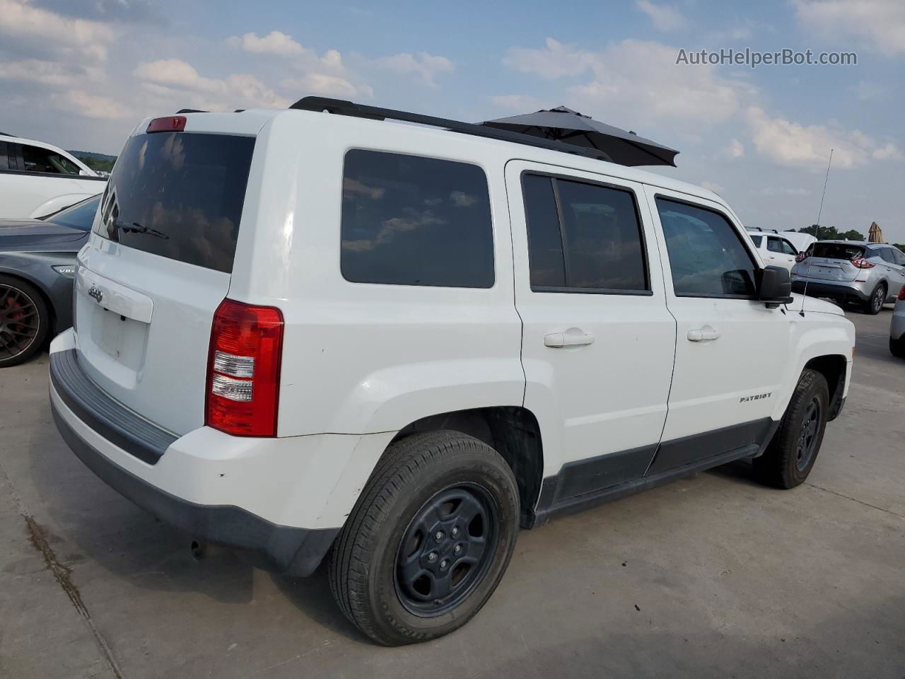 2016 Jeep Patriot Sport White vin: 1C4NJPBB9GD731801