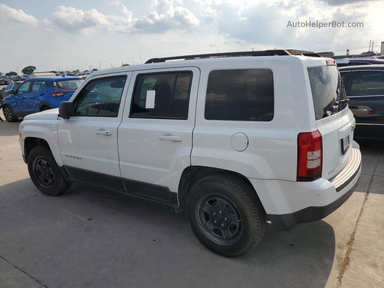 2016 Jeep Patriot Sport White vin: 1C4NJPBB9GD731801