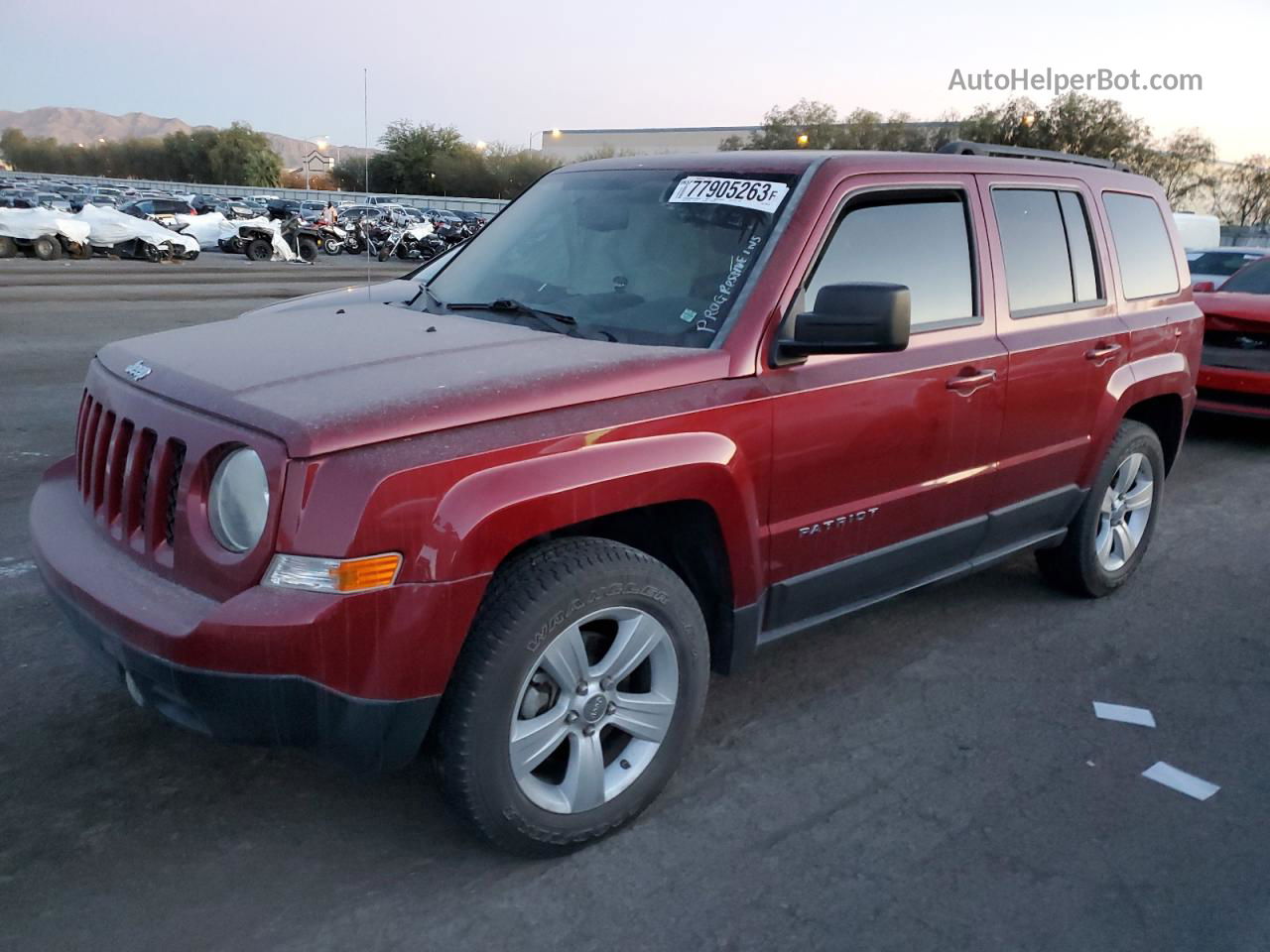 2012 Jeep Patriot Sport Red vin: 1C4NJPBBXCD559353