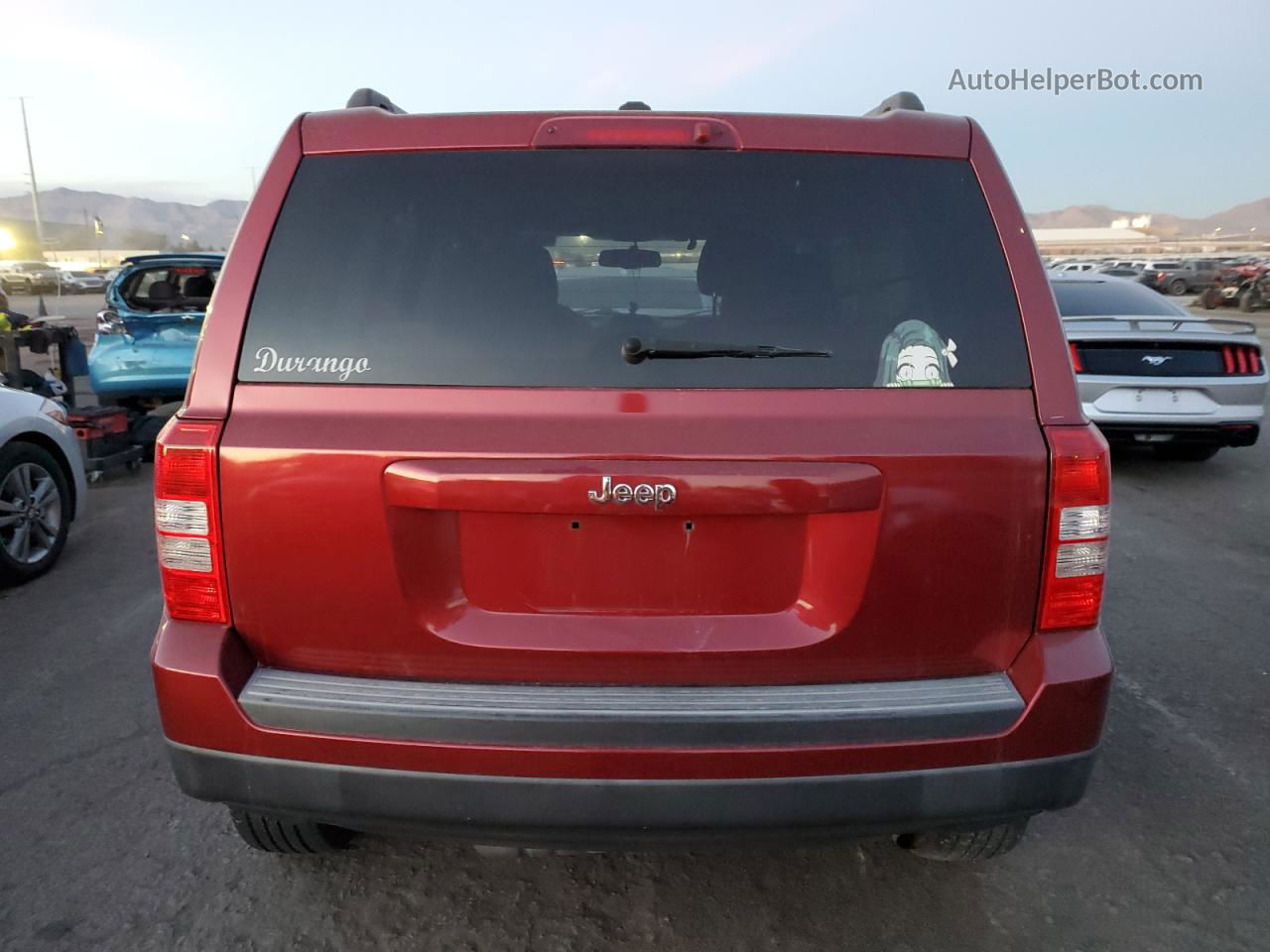 2012 Jeep Patriot Sport Красный vin: 1C4NJPBBXCD559353