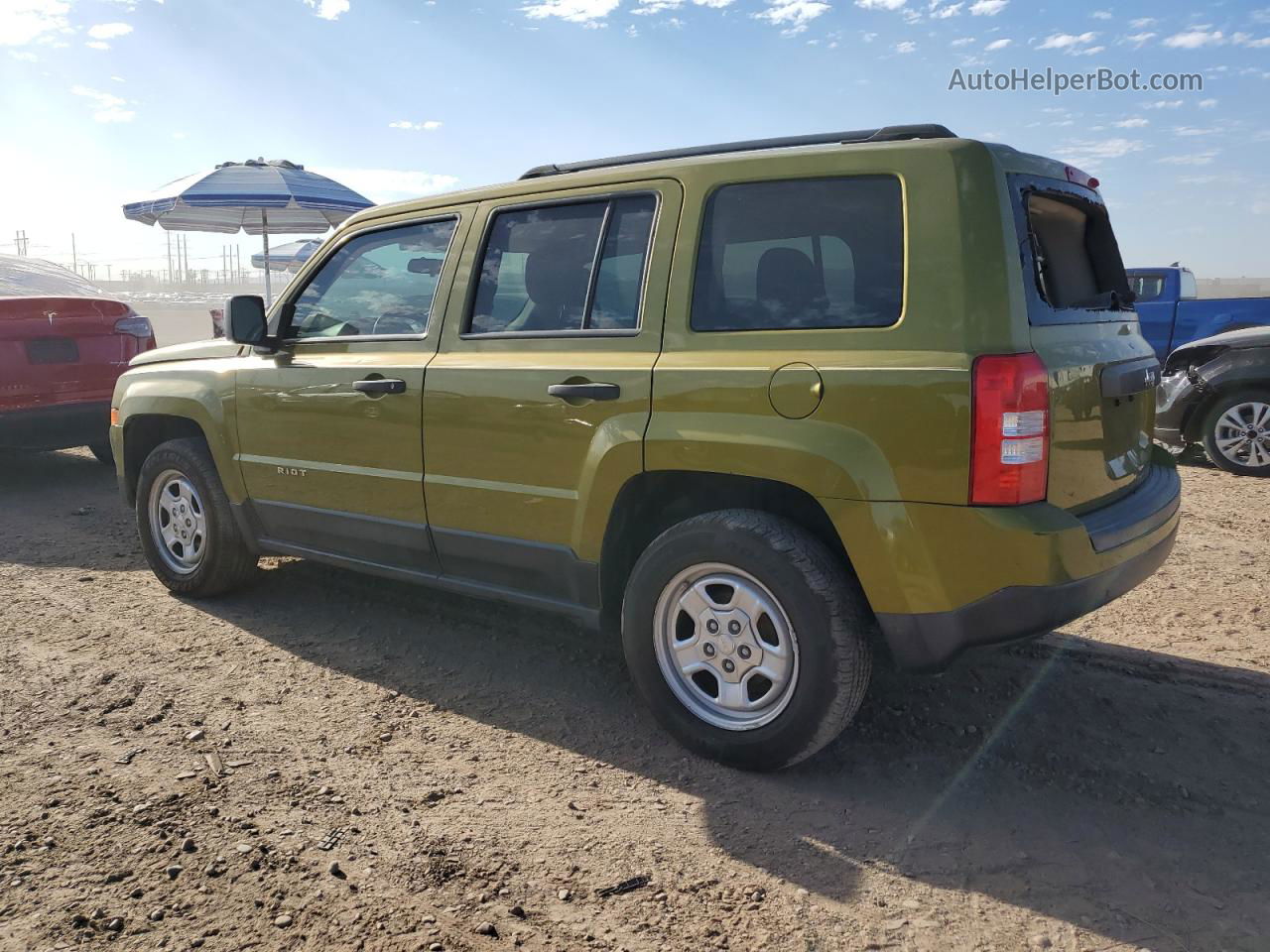 2012 Jeep Patriot Sport Green vin: 1C4NJPBBXCD687642