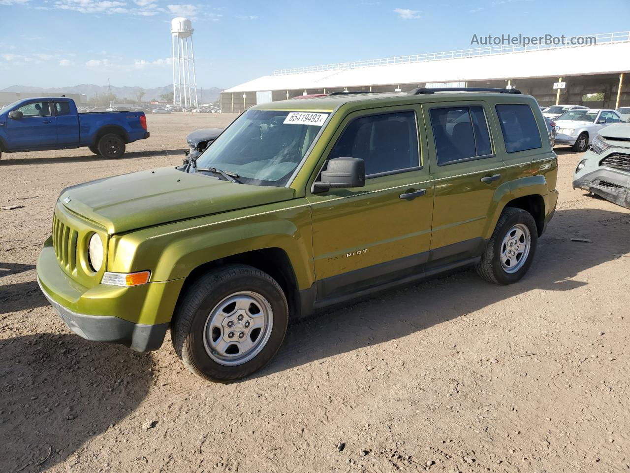 2012 Jeep Patriot Sport Green vin: 1C4NJPBBXCD687642