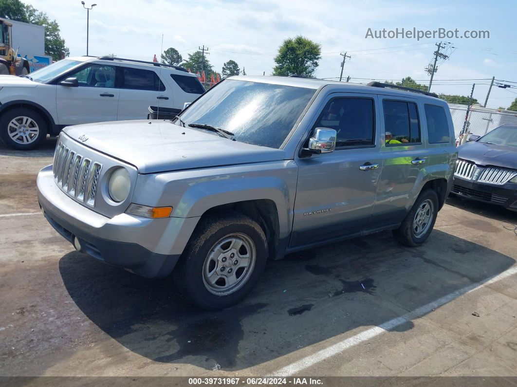 2014 Jeep Patriot Sport Silver vin: 1C4NJPBBXED859395