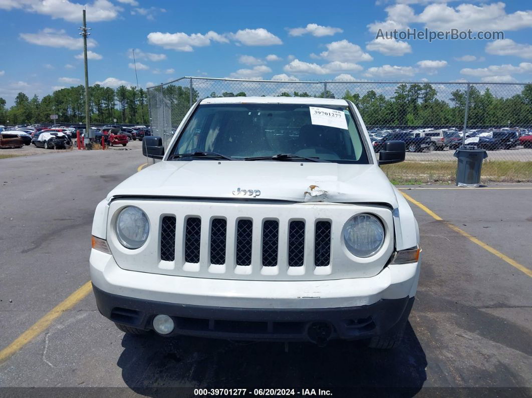 2014 Jeep Patriot Sport White vin: 1C4NJPBBXED917215