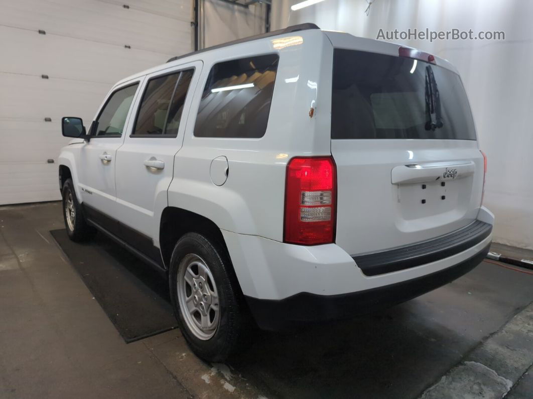 2016 Jeep Patriot Sport White vin: 1C4NJPBBXGD532711