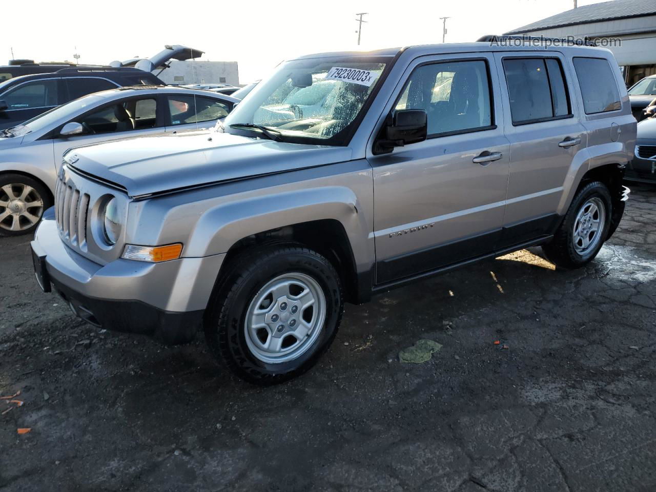 2016 Jeep Patriot Sport Silver vin: 1C4NJPBBXGD761440