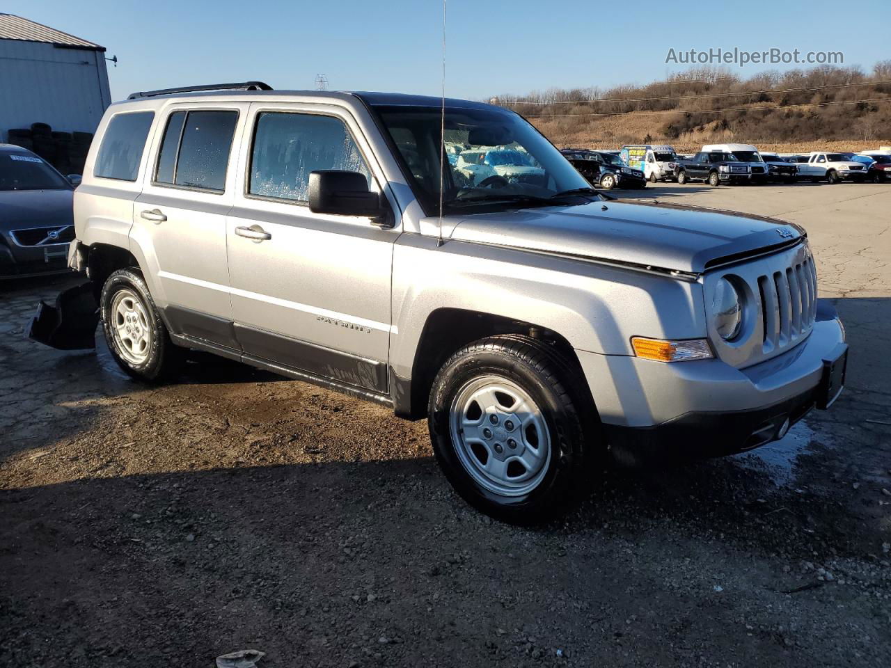 2016 Jeep Patriot Sport Silver vin: 1C4NJPBBXGD761440