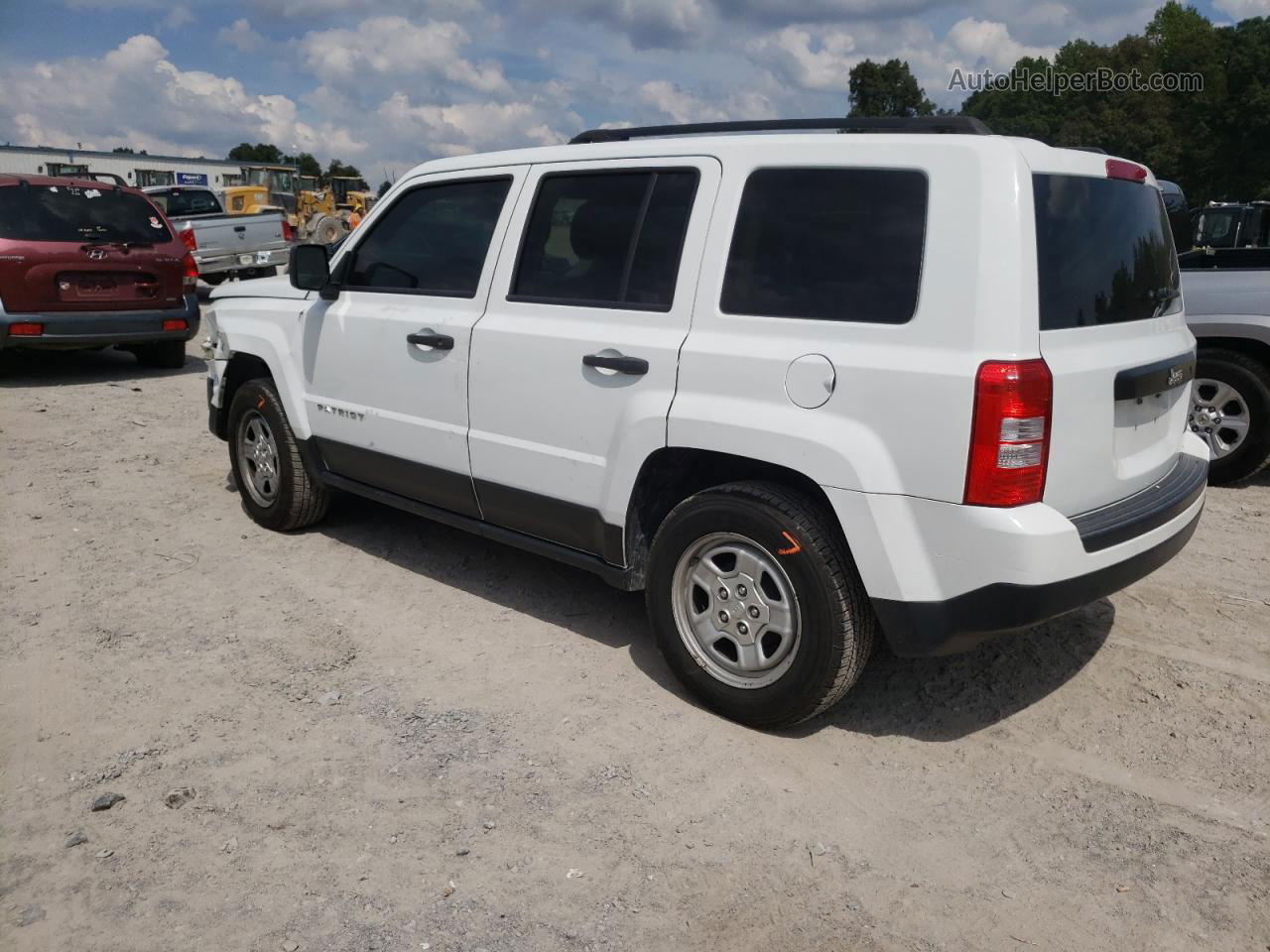 2016 Jeep Patriot Sport White vin: 1C4NJPBBXGD774379