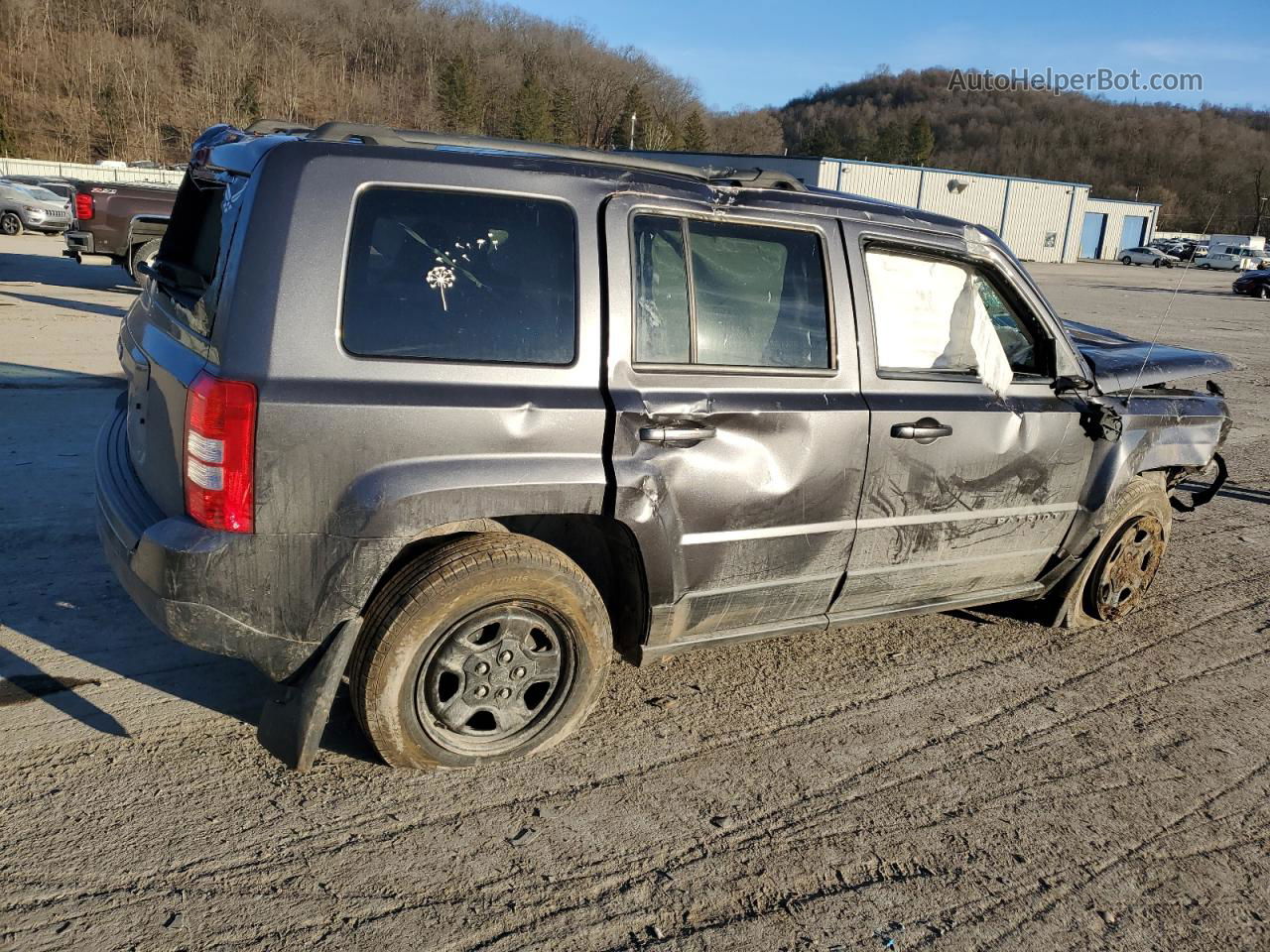 2016 Jeep Patriot Sport Gray vin: 1C4NJPBBXGD796060