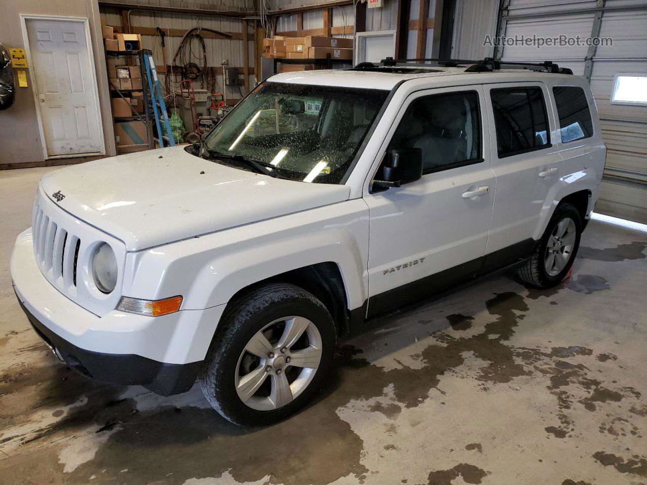 2014 Jeep Patriot Limited White vin: 1C4NJPCB6ED765125