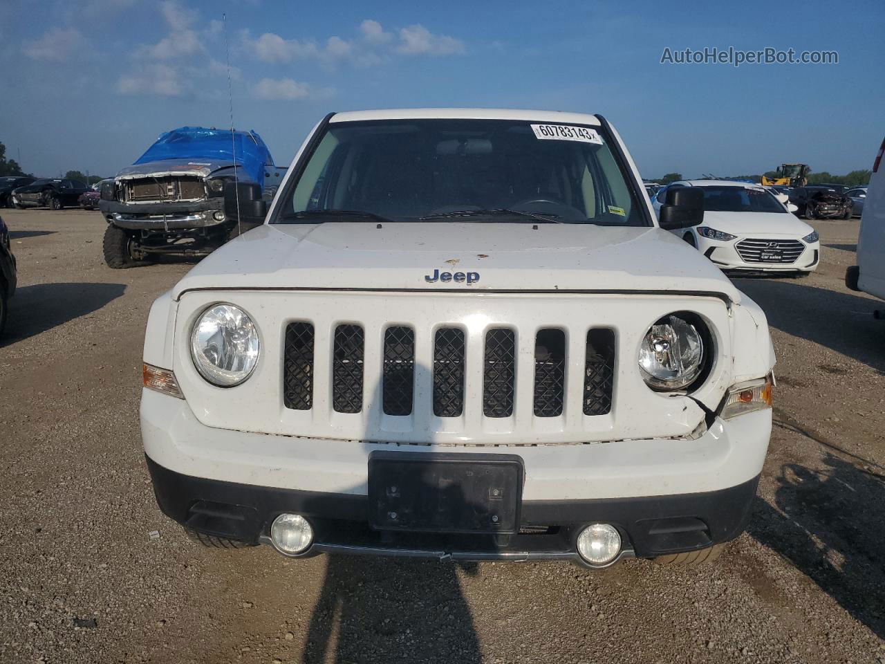 2014 Jeep Patriot Limited White vin: 1C4NJPCB8ED524215