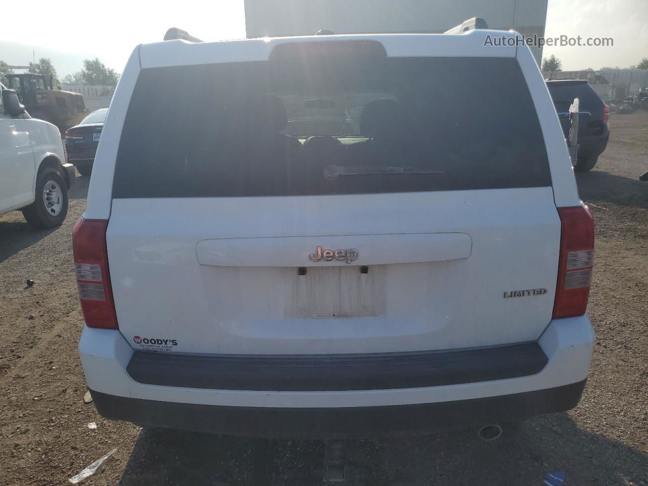 2014 Jeep Patriot Limited White vin: 1C4NJPCB8ED524215