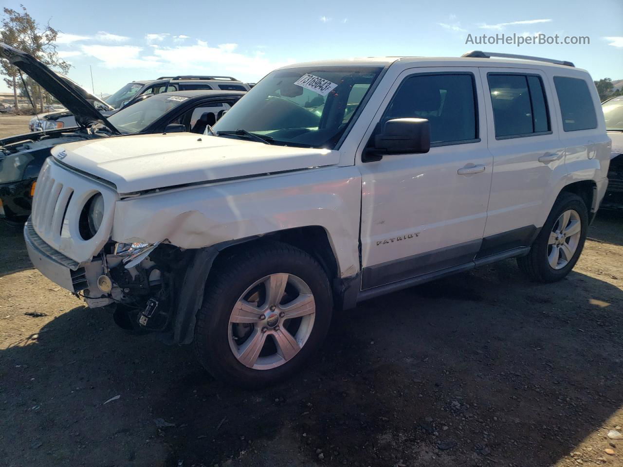 2012 Jeep Patriot Limited White vin: 1C4NJPCBXCD523158