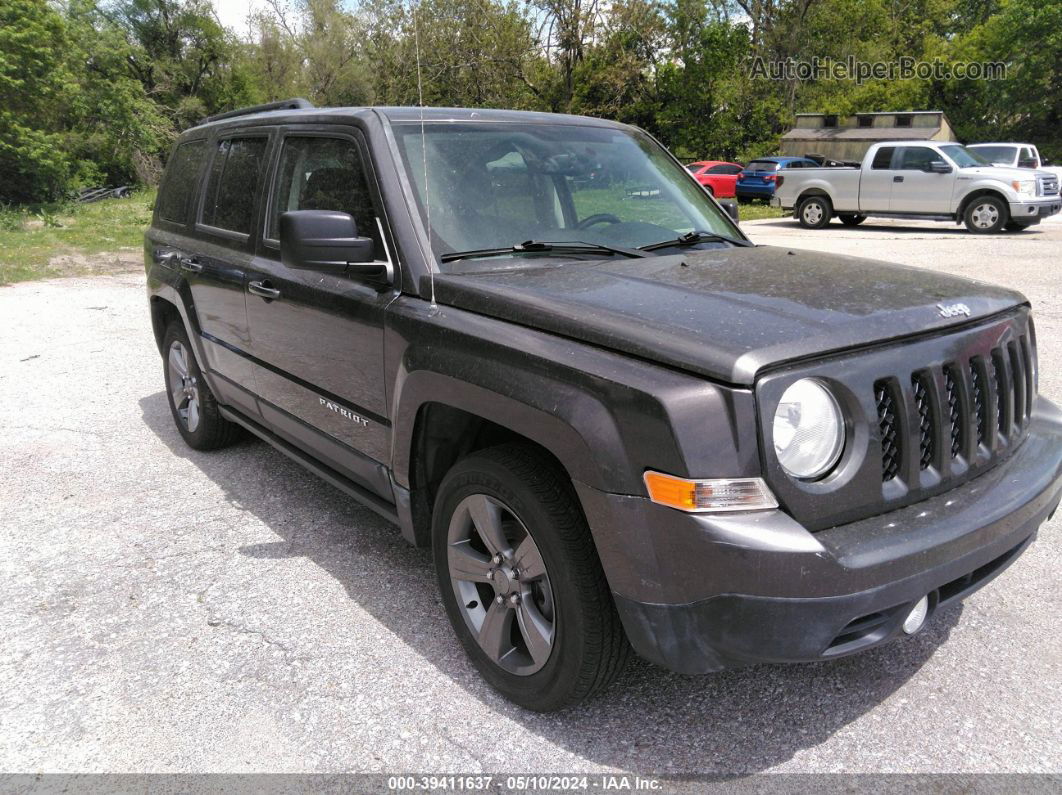 2014 Jeep Patriot Latitude Gray vin: 1C4NJPFA0ED887871