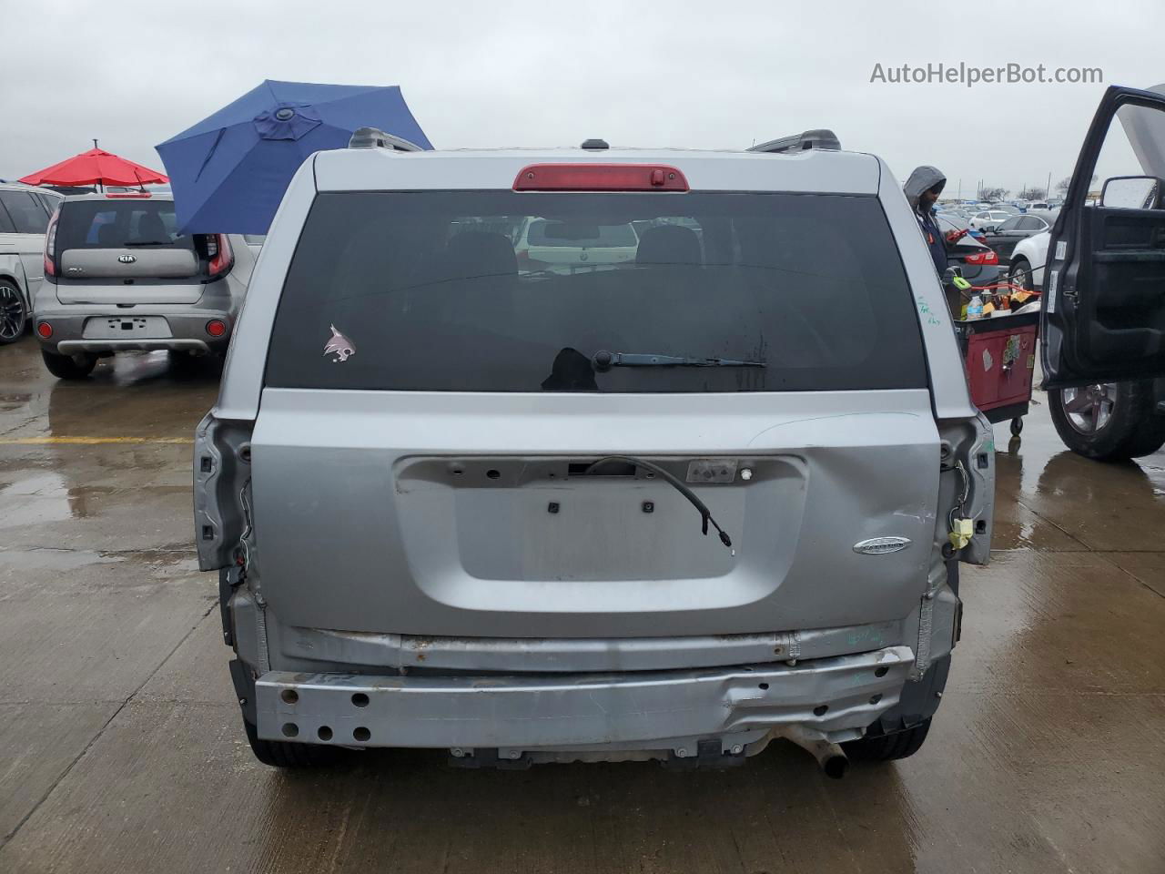 2016 Jeep Patriot Latitude Gray vin: 1C4NJPFA0GD722289