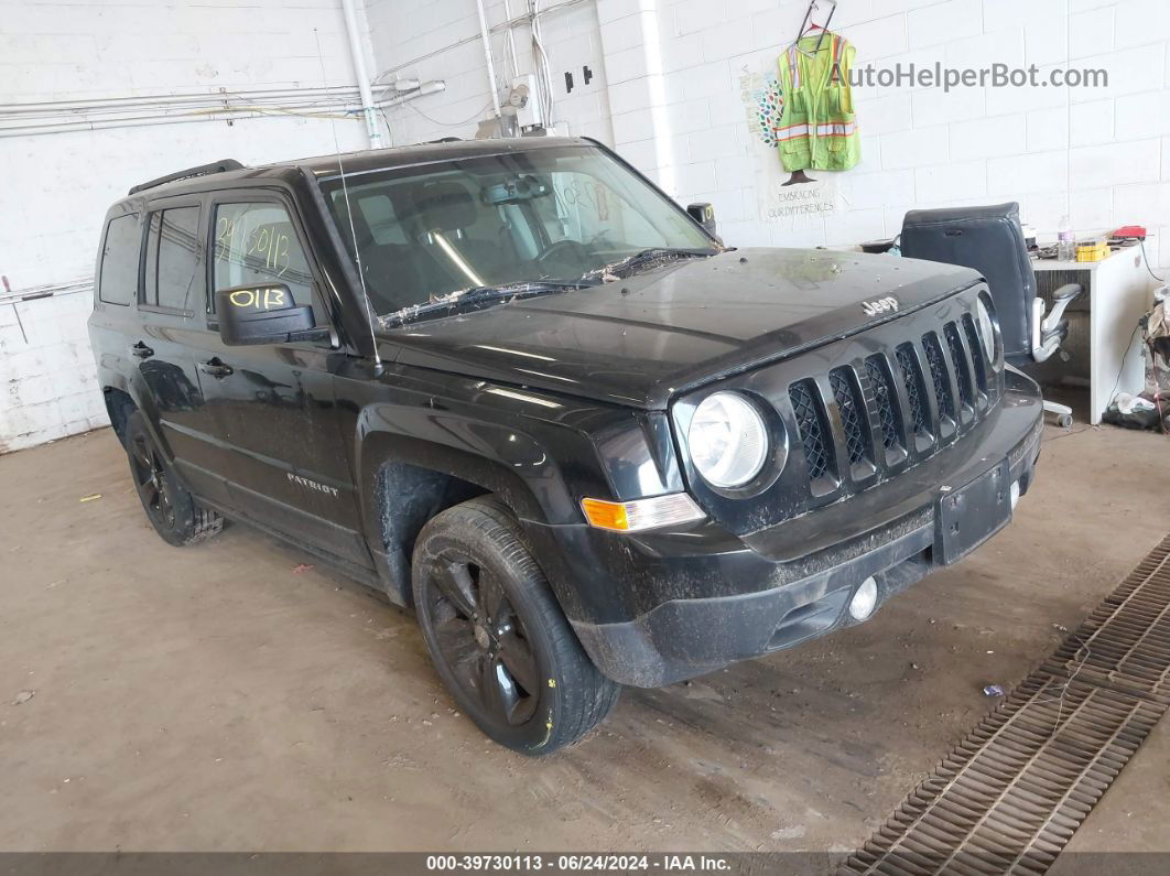 2016 Jeep Patriot Latitude Черный vin: 1C4NJPFA0GD813675