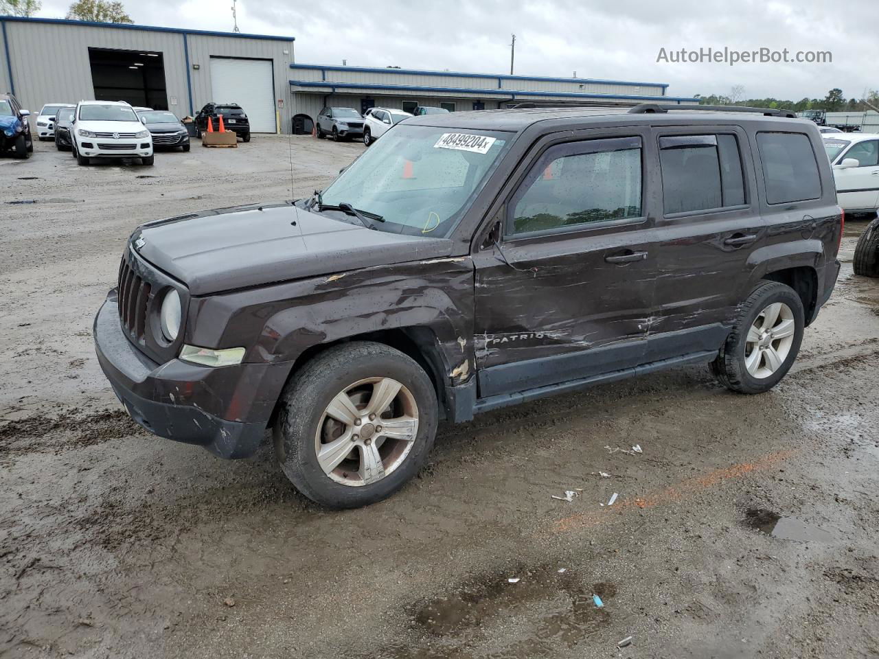 2014 Jeep Patriot Latitude Коричневый vin: 1C4NJPFA1ED618696