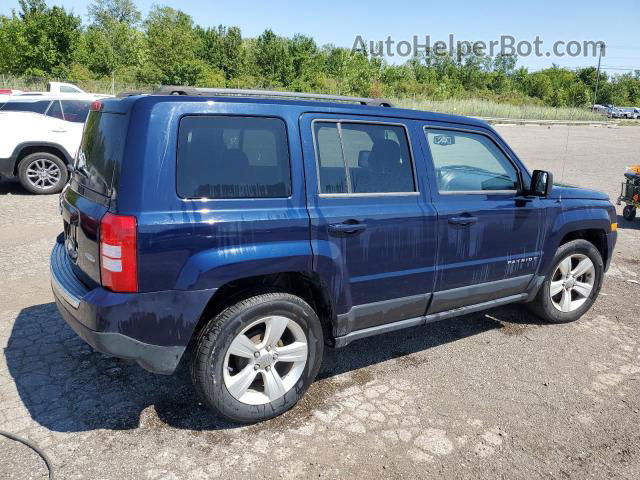 2014 Jeep Patriot Latitude Синий vin: 1C4NJPFA1ED691230