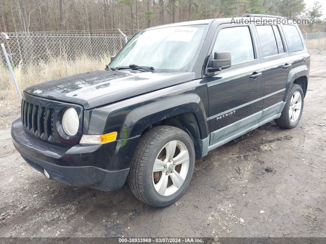 2012 Jeep Patriot Latitude Black vin: 1C4NJPFA2CD511301