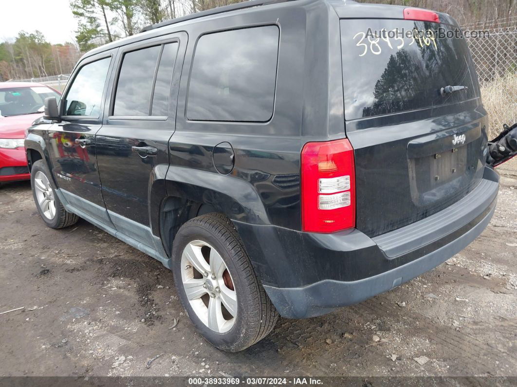 2012 Jeep Patriot Latitude Black vin: 1C4NJPFA2CD511301