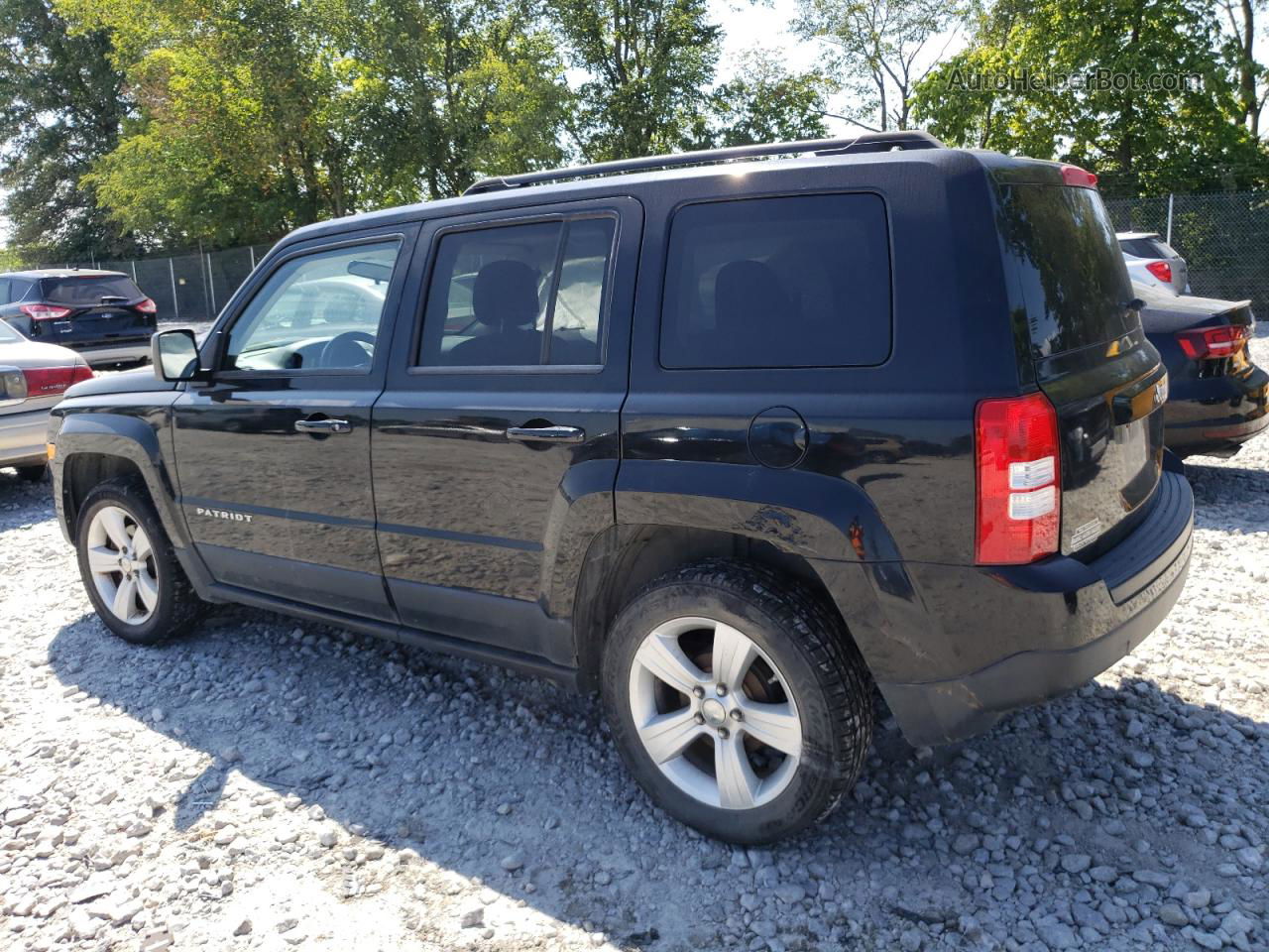 2012 Jeep Patriot Latitude Черный vin: 1C4NJPFA2CD542404