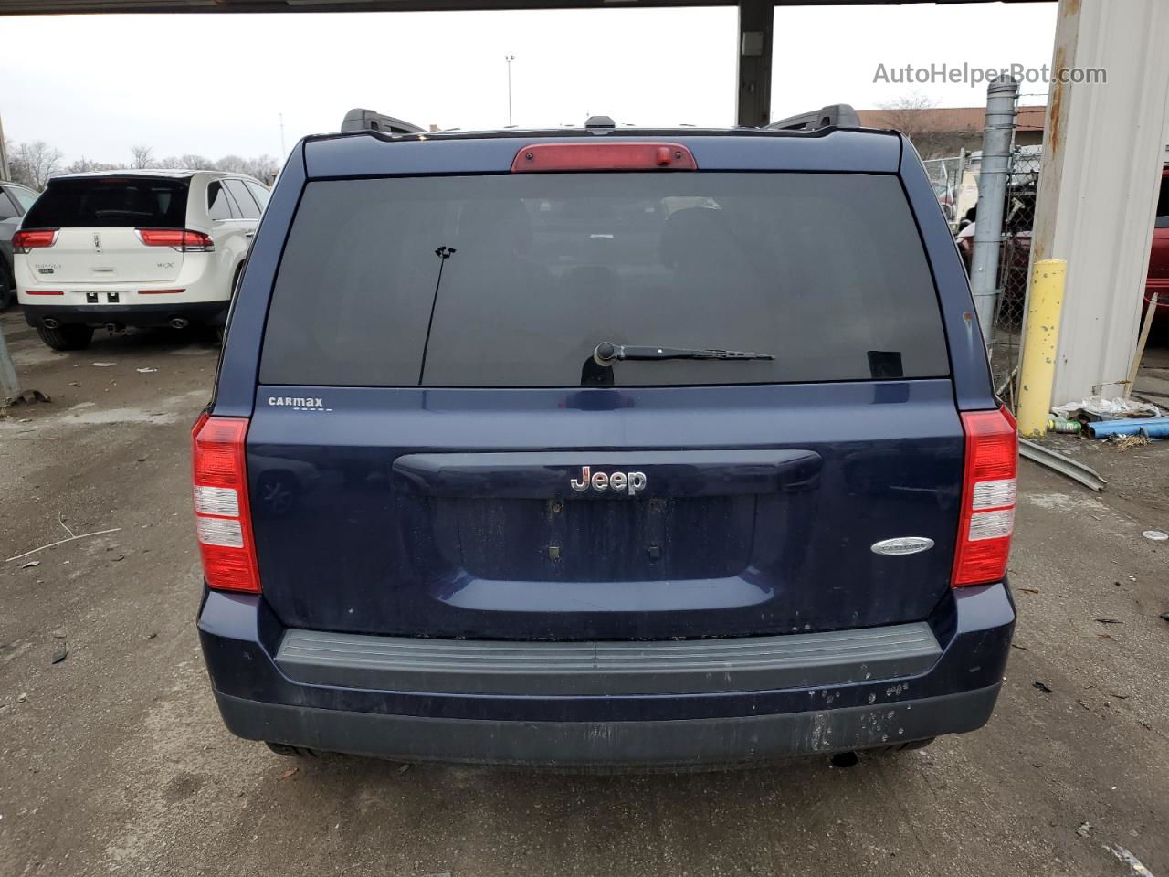 2012 Jeep Patriot Latitude Синий vin: 1C4NJPFA2CD648383