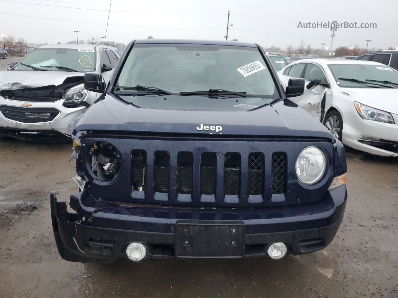 2012 Jeep Patriot Latitude Blue vin: 1C4NJPFA2CD661232