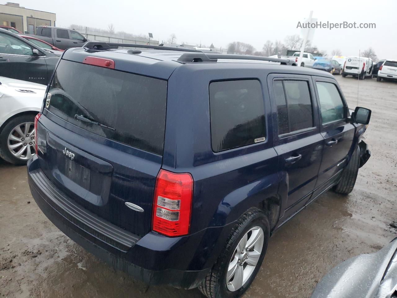 2012 Jeep Patriot Latitude Blue vin: 1C4NJPFA2CD661232