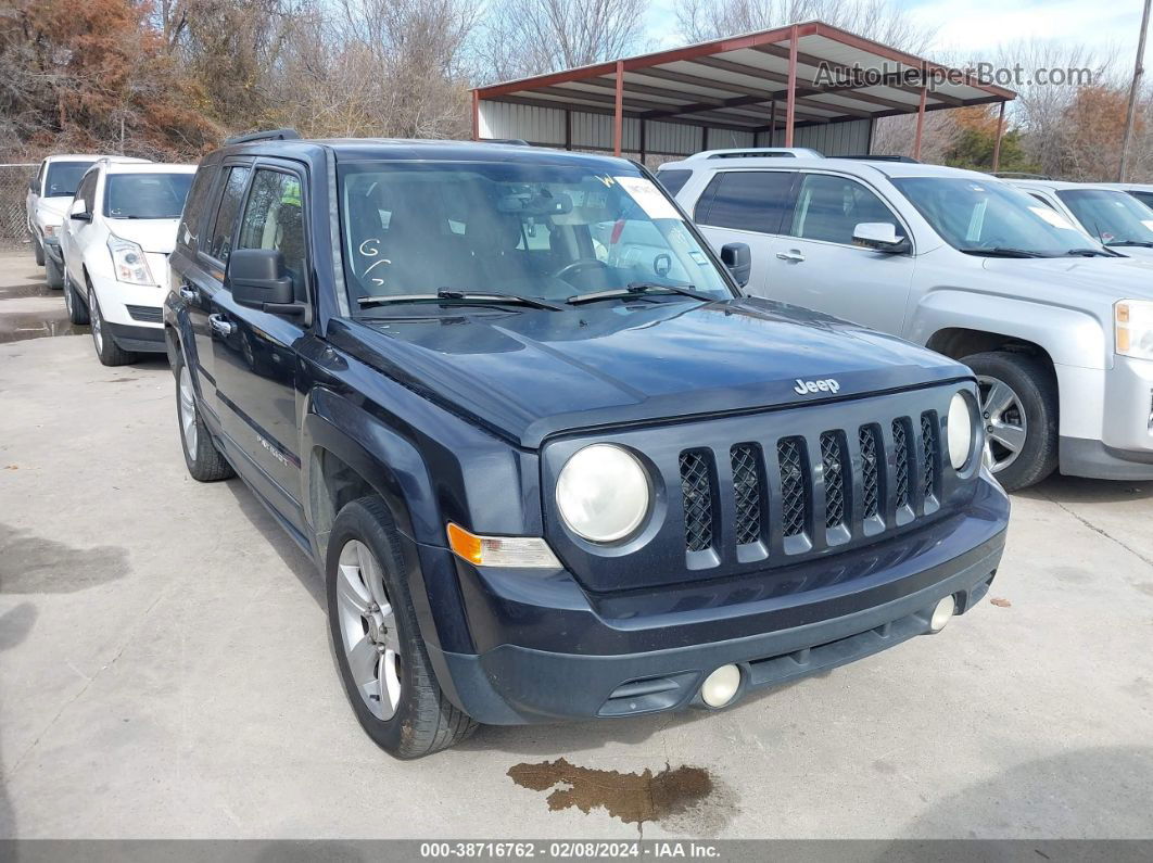 2014 Jeep Patriot Latitude Черный vin: 1C4NJPFA2ED624605