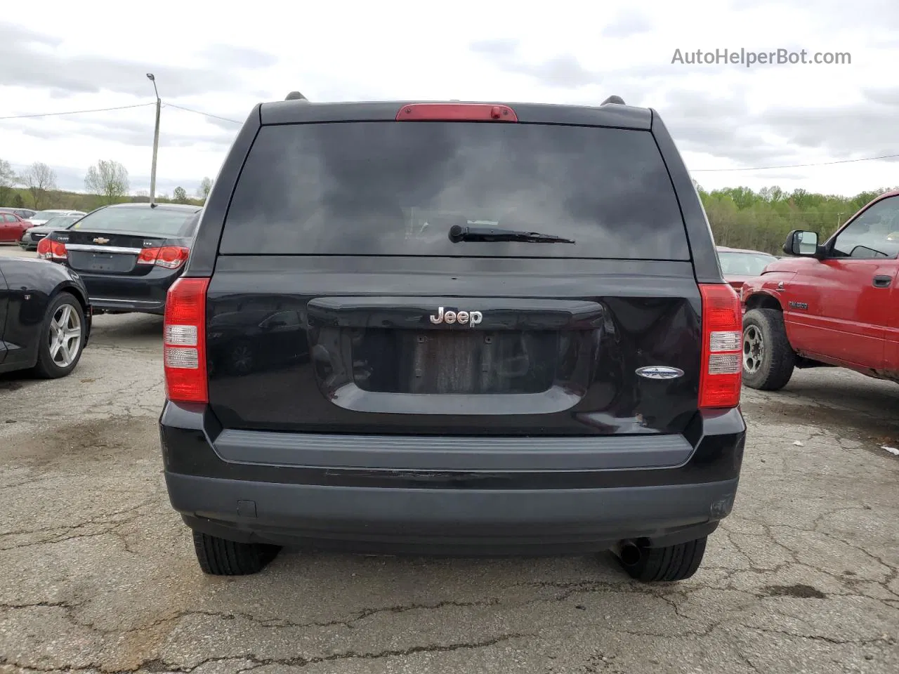 2014 Jeep Patriot Latitude Черный vin: 1C4NJPFA2ED819541