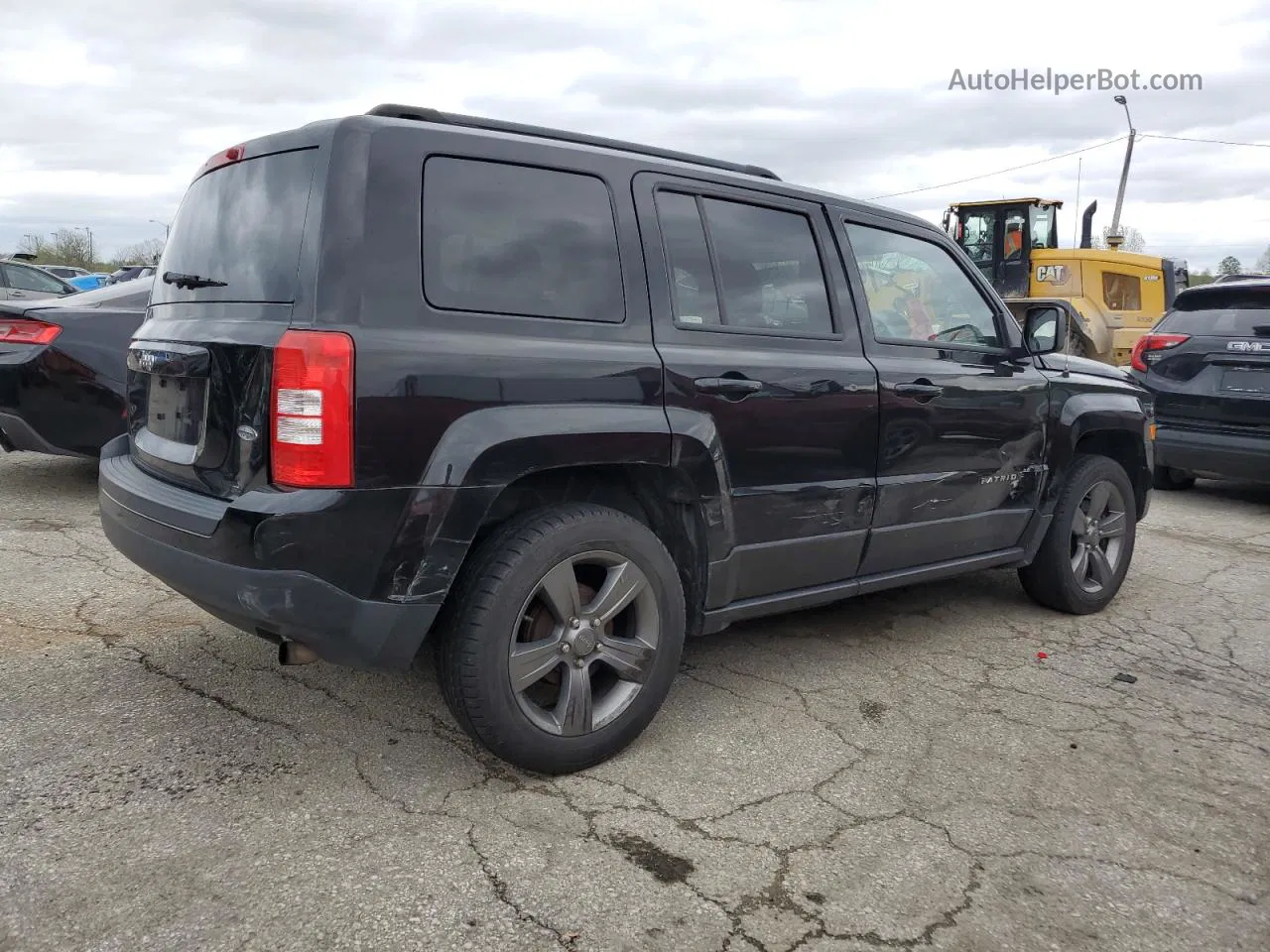 2014 Jeep Patriot Latitude Черный vin: 1C4NJPFA2ED819541