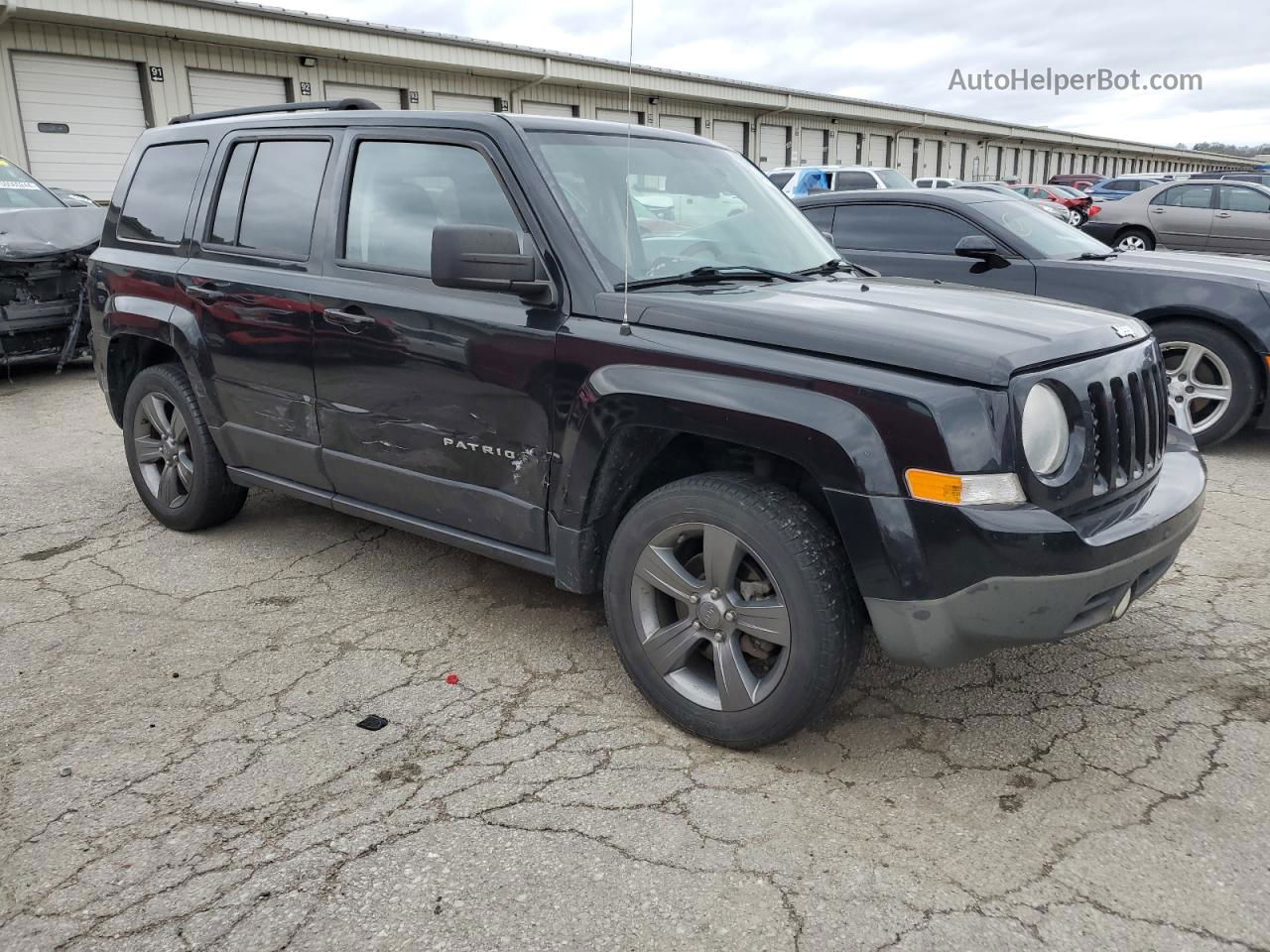 2014 Jeep Patriot Latitude Черный vin: 1C4NJPFA2ED819541