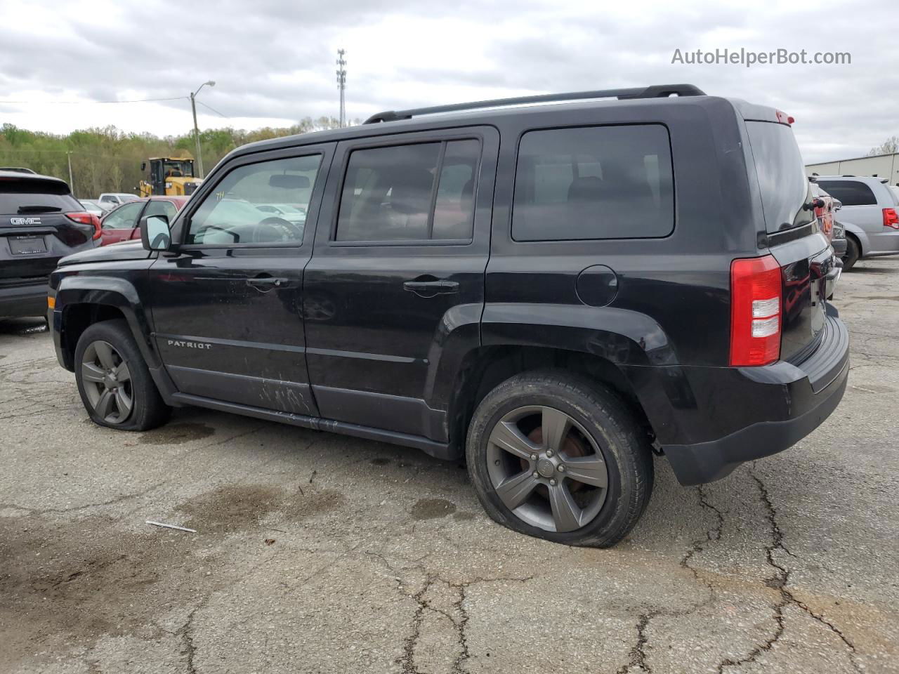 2014 Jeep Patriot Latitude Черный vin: 1C4NJPFA2ED819541