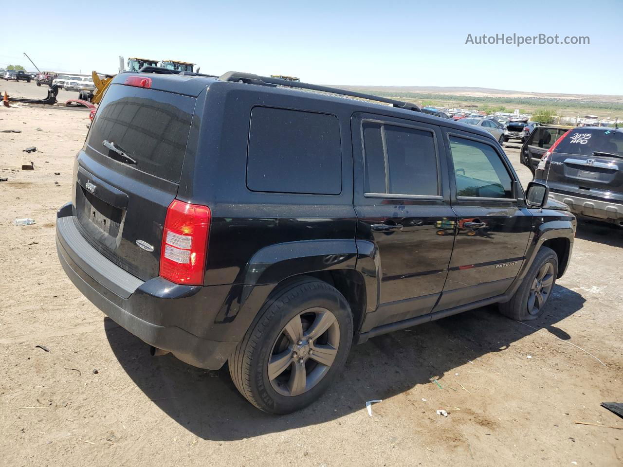 2014 Jeep Patriot Latitude Black vin: 1C4NJPFA2ED850059