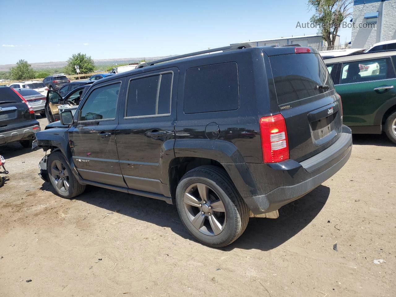 2014 Jeep Patriot Latitude Black vin: 1C4NJPFA2ED850059