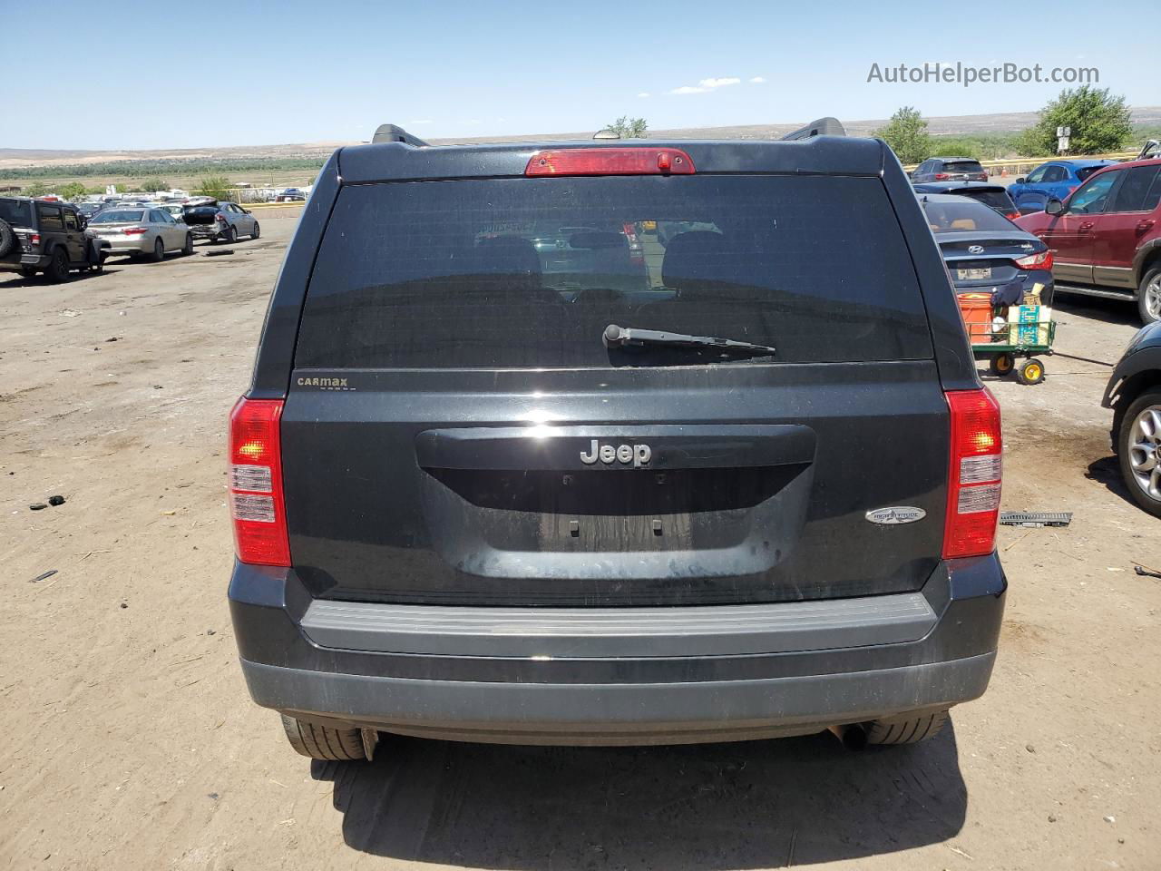 2014 Jeep Patriot Latitude Black vin: 1C4NJPFA2ED850059