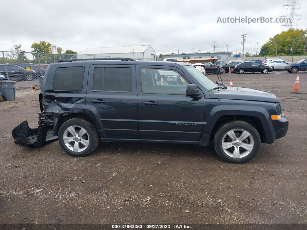 2014 Jeep Patriot Latitude Серый vin: 1C4NJPFA3ED547081