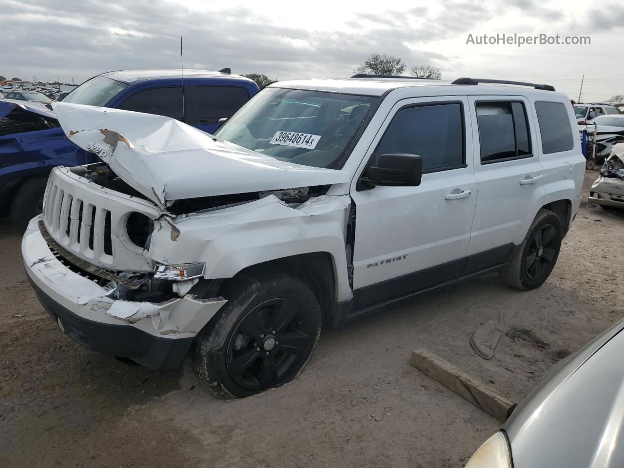 2016 Jeep Patriot Latitude White vin: 1C4NJPFA3GD647734