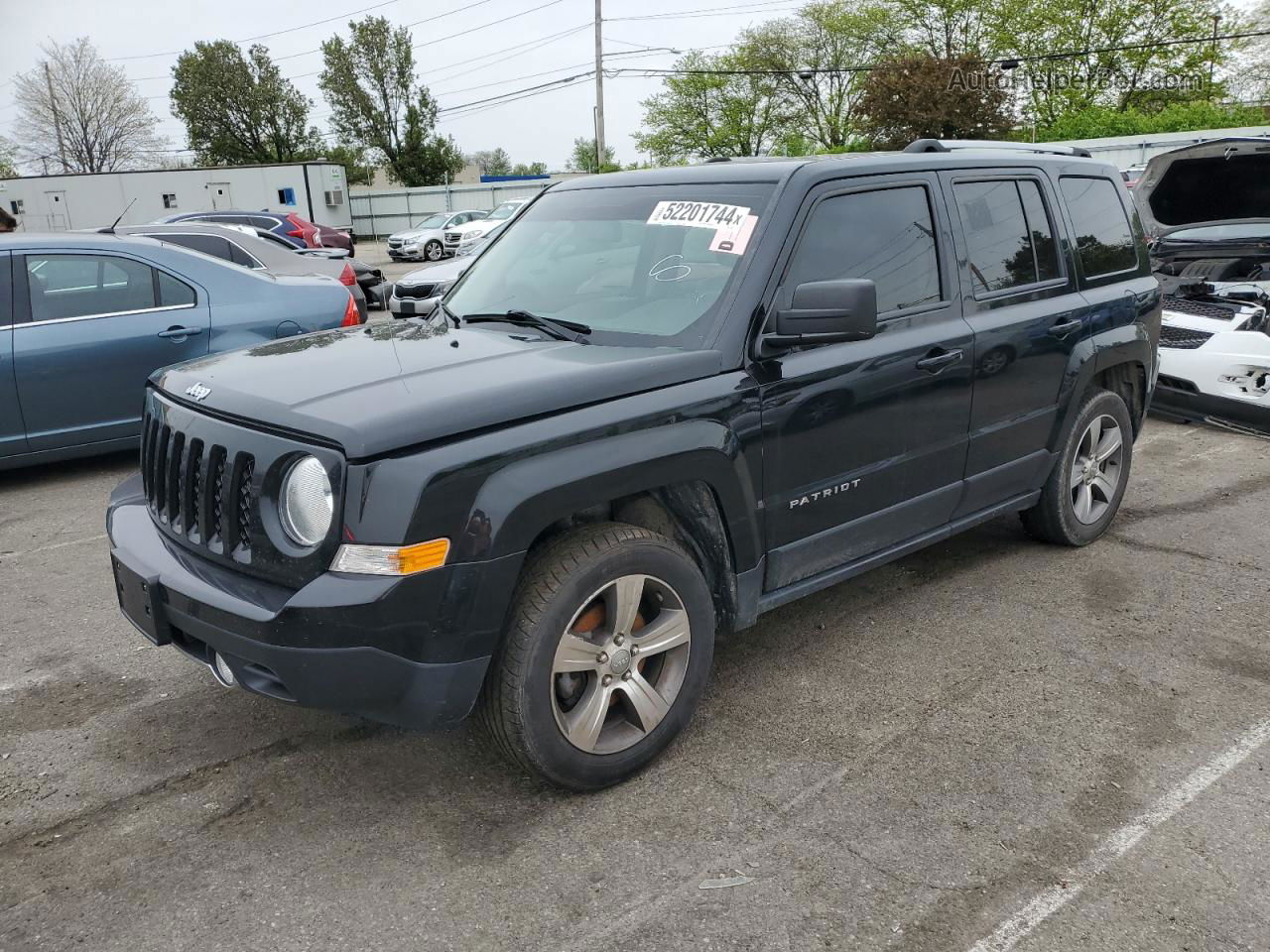 2016 Jeep Patriot Latitude Black vin: 1C4NJPFA3GD748451