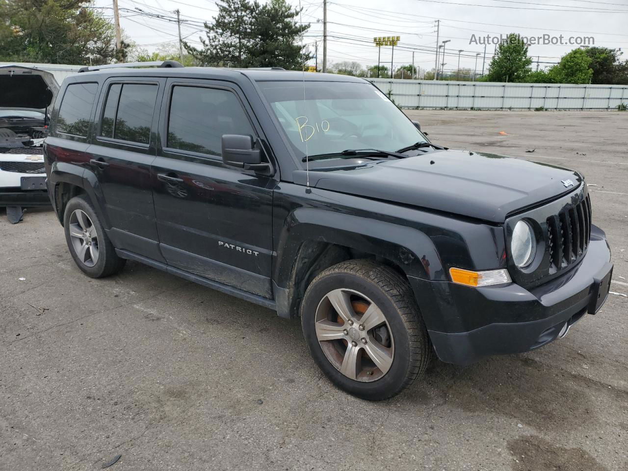 2016 Jeep Patriot Latitude Black vin: 1C4NJPFA3GD748451