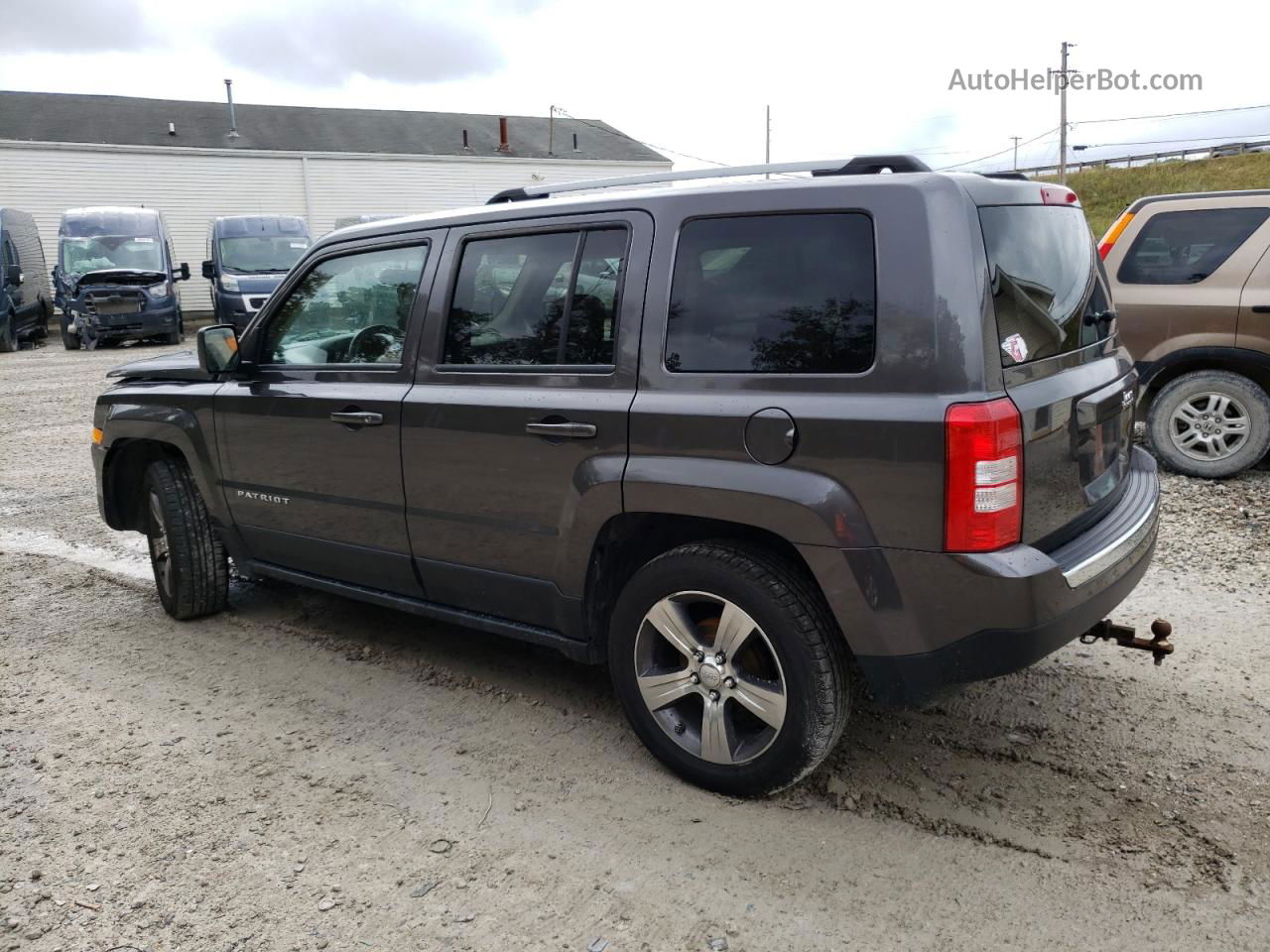 2016 Jeep Patriot Latitude Gray vin: 1C4NJPFA3GD754606