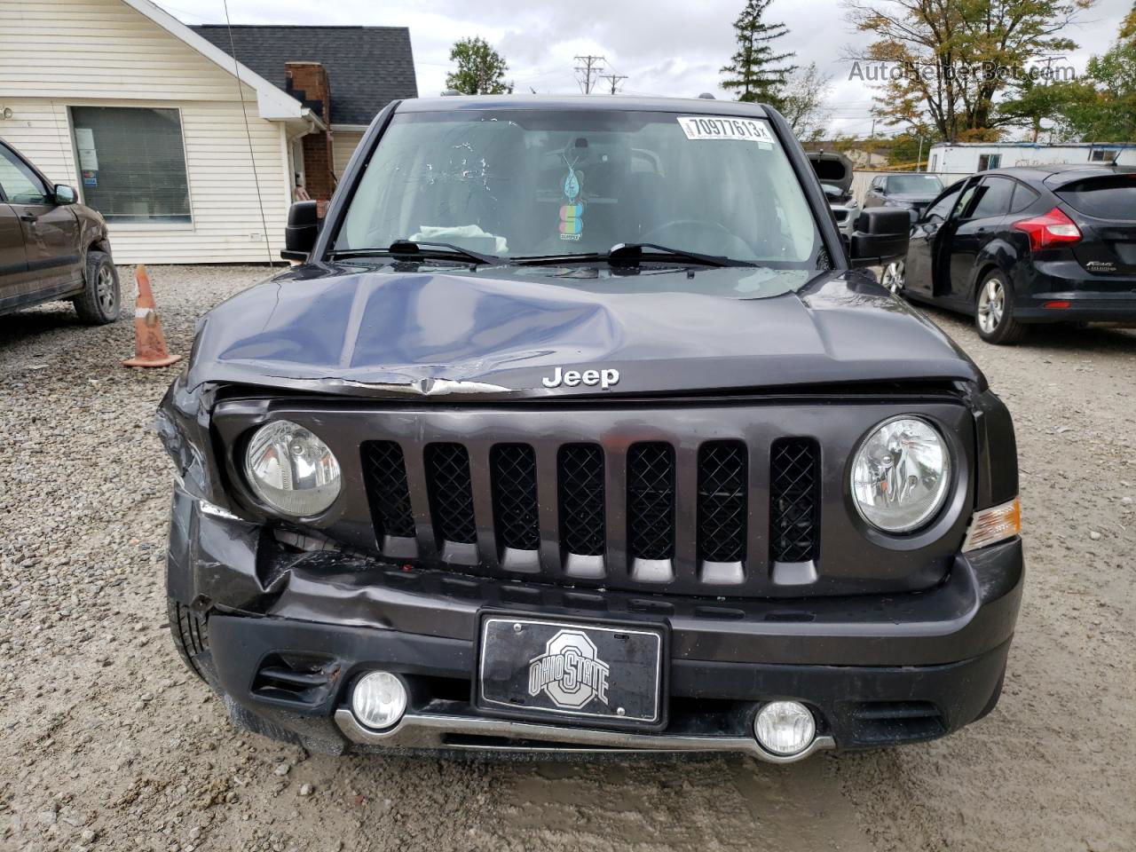 2016 Jeep Patriot Latitude Серый vin: 1C4NJPFA3GD754606