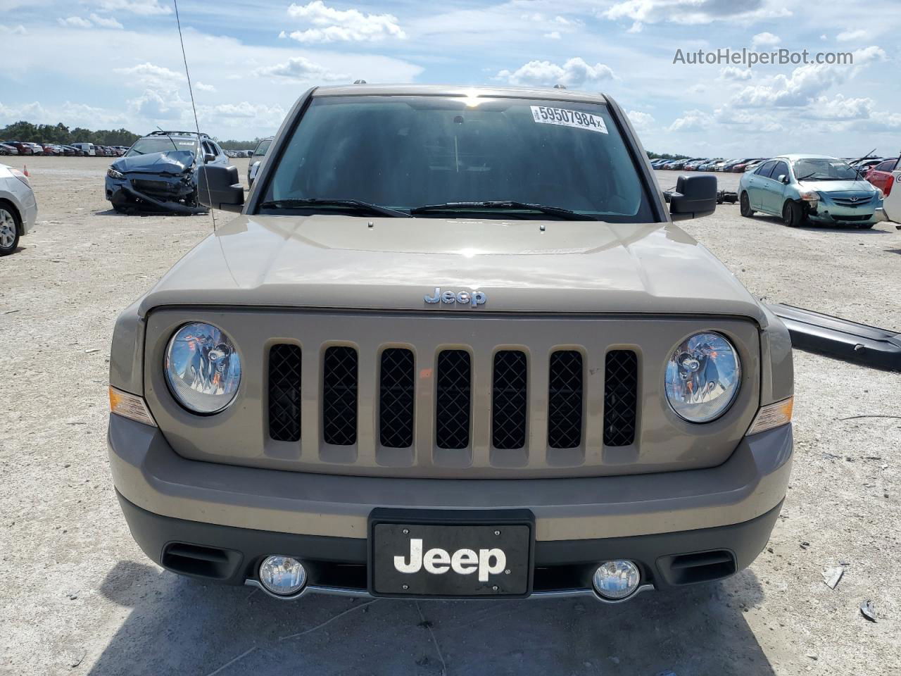 2016 Jeep Patriot Latitude Tan vin: 1C4NJPFA3GD774452