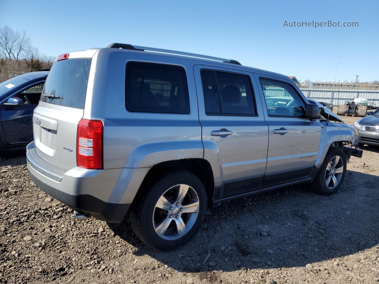 2016 Jeep Patriot Latitude Silver vin: 1C4NJPFA3GD801696