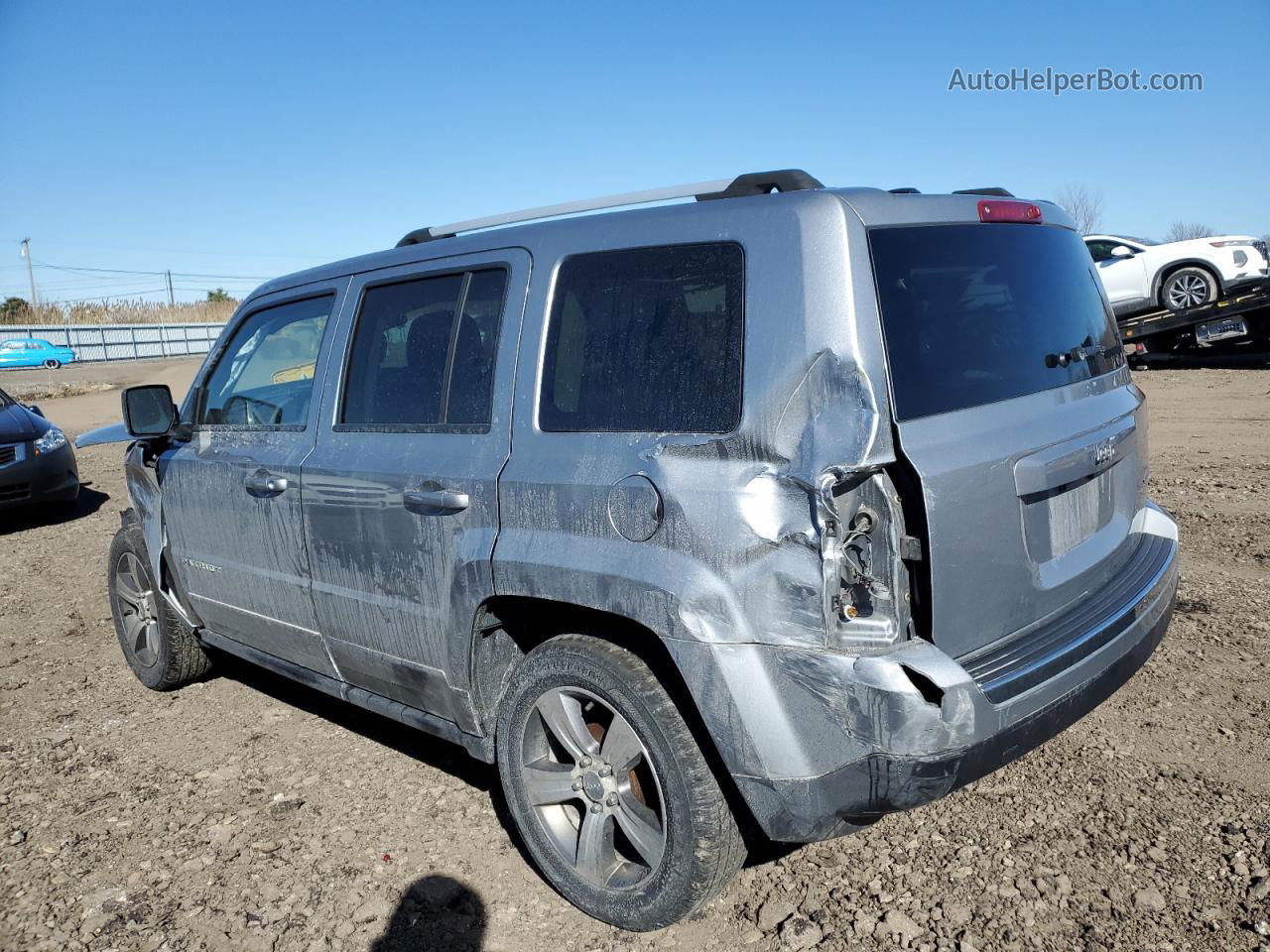 2016 Jeep Patriot Latitude Silver vin: 1C4NJPFA3GD801696